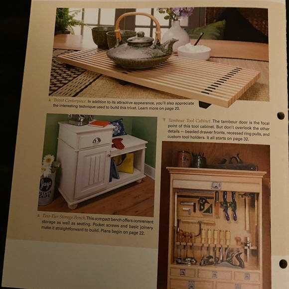 🎉5/$10🎉Woodsmith magazine vol32 no187 February March 2010 tambour tool cabinet - Picture 8 of 9